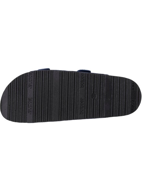 Sandali sottopiede in pelle patch everywear comfort heel isotoner - Kiabi Sandali sottopiede in pelle patch everywear comfort heel isotoner - Kiabi