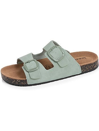 Sandali sottopiede in pelle patch everywear comfort heel Isotoner