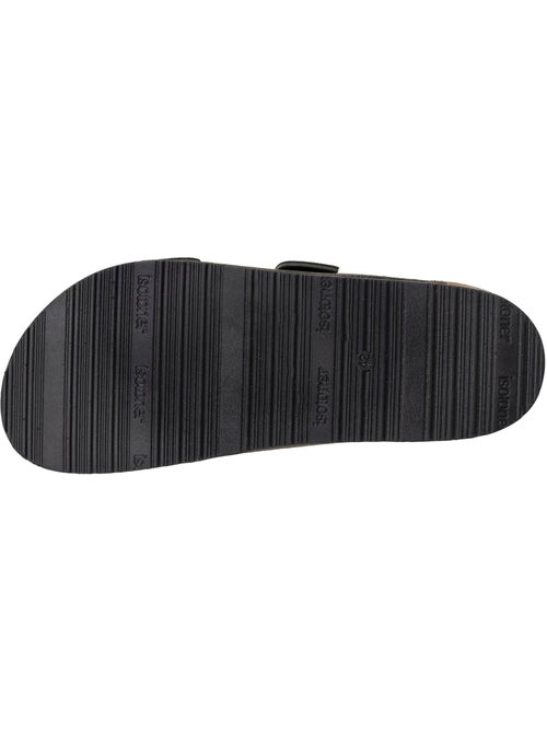 Sandali sottopiede in pelle, toppa sul tallone e plantare everywear comfort,  Isotoner - Kiabi