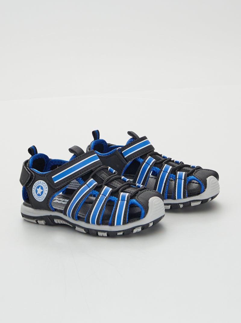 Sandali sportivi con strappi - NERO - Kiabi