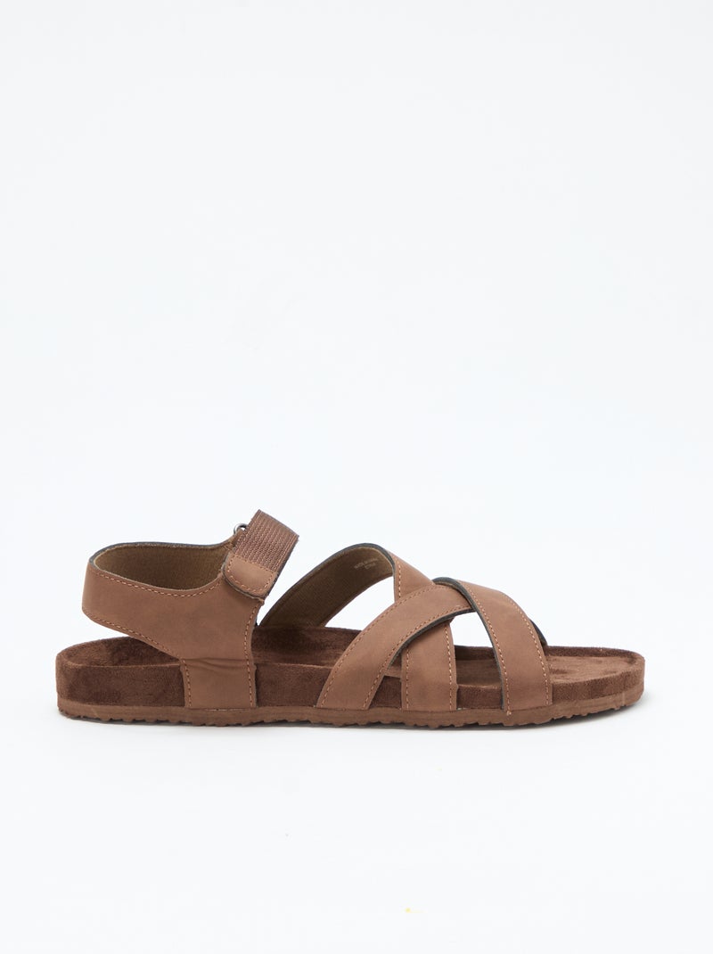 Sandali stile trekking Beige - Kiabi