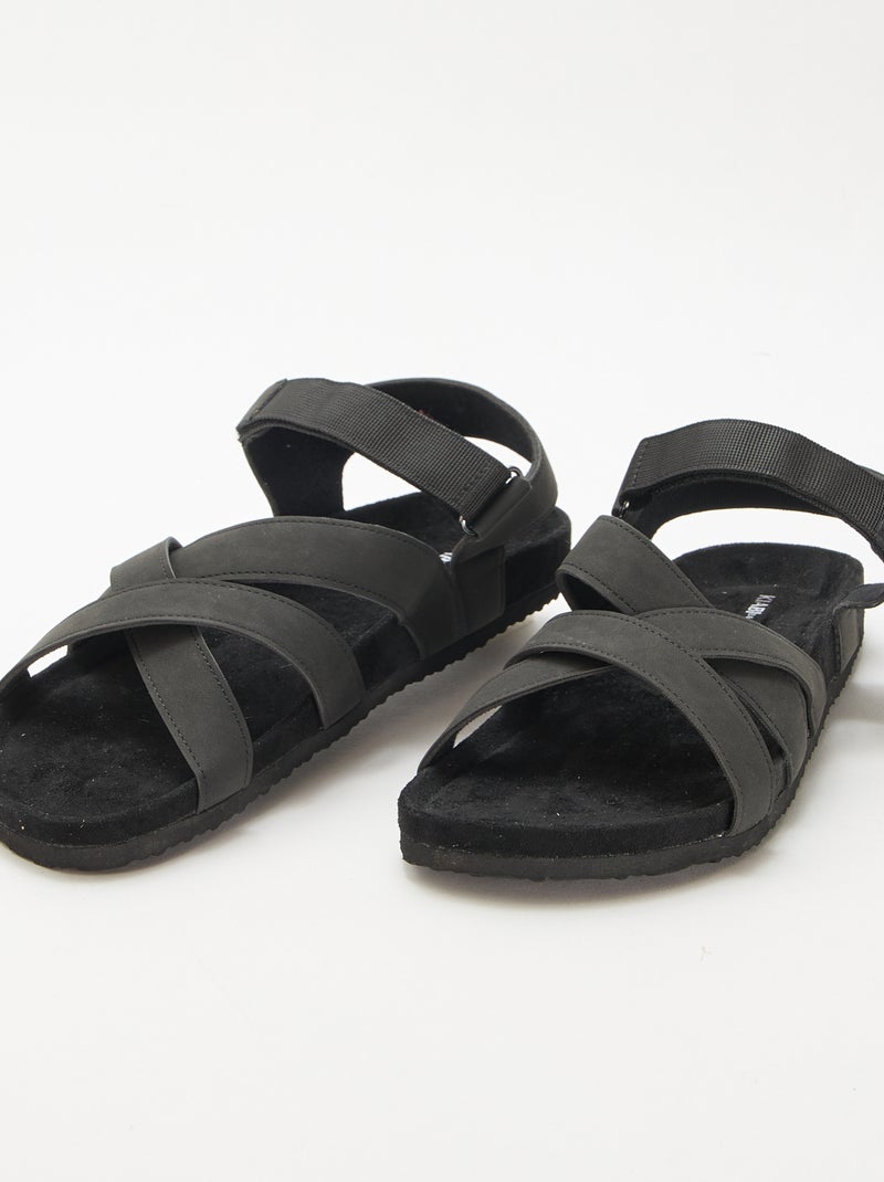 Sandali stile trekking Nero - Kiabi