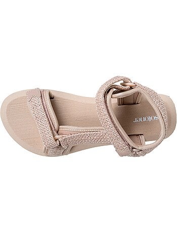 Sandali suola comoda e leggera da 3,5 cm, sandalo per spiaggia, piscina, Isotoner