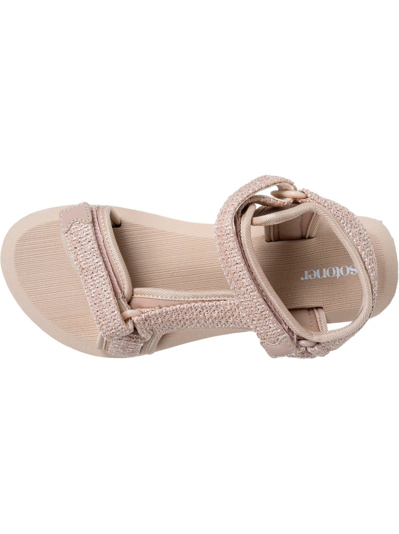 Sandali suola comoda e leggera da 3,5 cm, sandalo per spiaggia, piscina,  Isotoner Beige - Kiabi