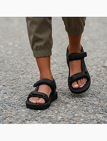 Sandali suola comoda e leggera da 3,5 cm, sandalo per spiaggia, piscina, Isotoner