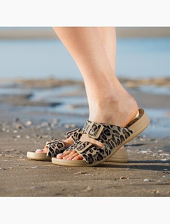 Sandali suola extra-flex e leggera, patch sul tallone ultra-confortevole Isotoner