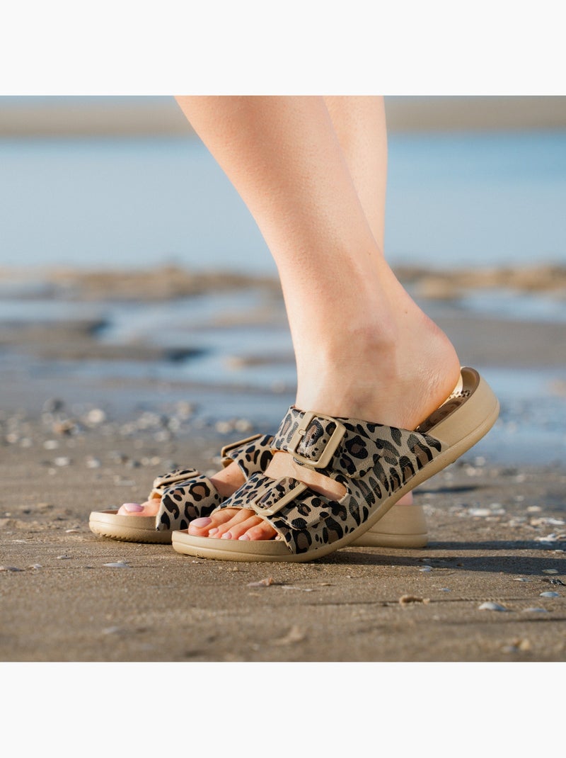 Sandali suola extra-flex e leggera, patch sul tallone ultra-confortevole  Isotoner Beige - Kiabi