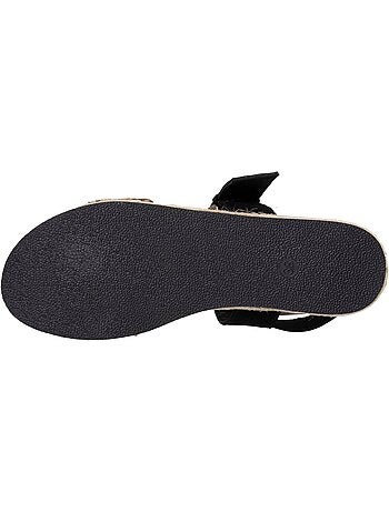 Sandali suola in memory, tacco di 3,5 cm, design in corda e leopardo Isotoner