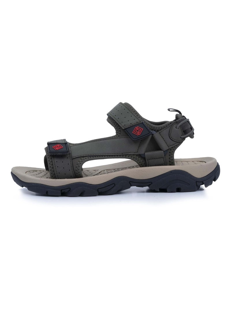 Sandali suola sportiva, confortevole e leggera, sandalo per la spiaggia, la  Isotoner Cachi - Kiabi