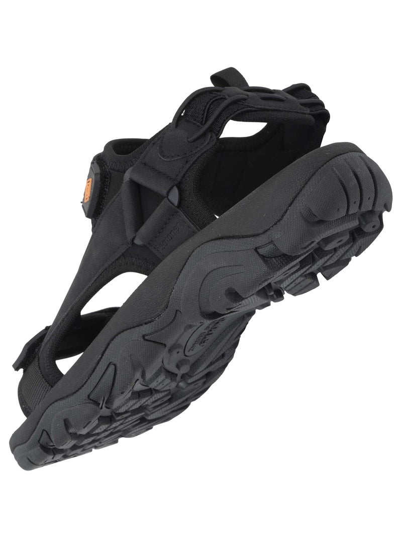 Sandali suola sportiva, confortevole e leggera, sandalo per la spiaggia, la  Isotoner Nero - Kiabi