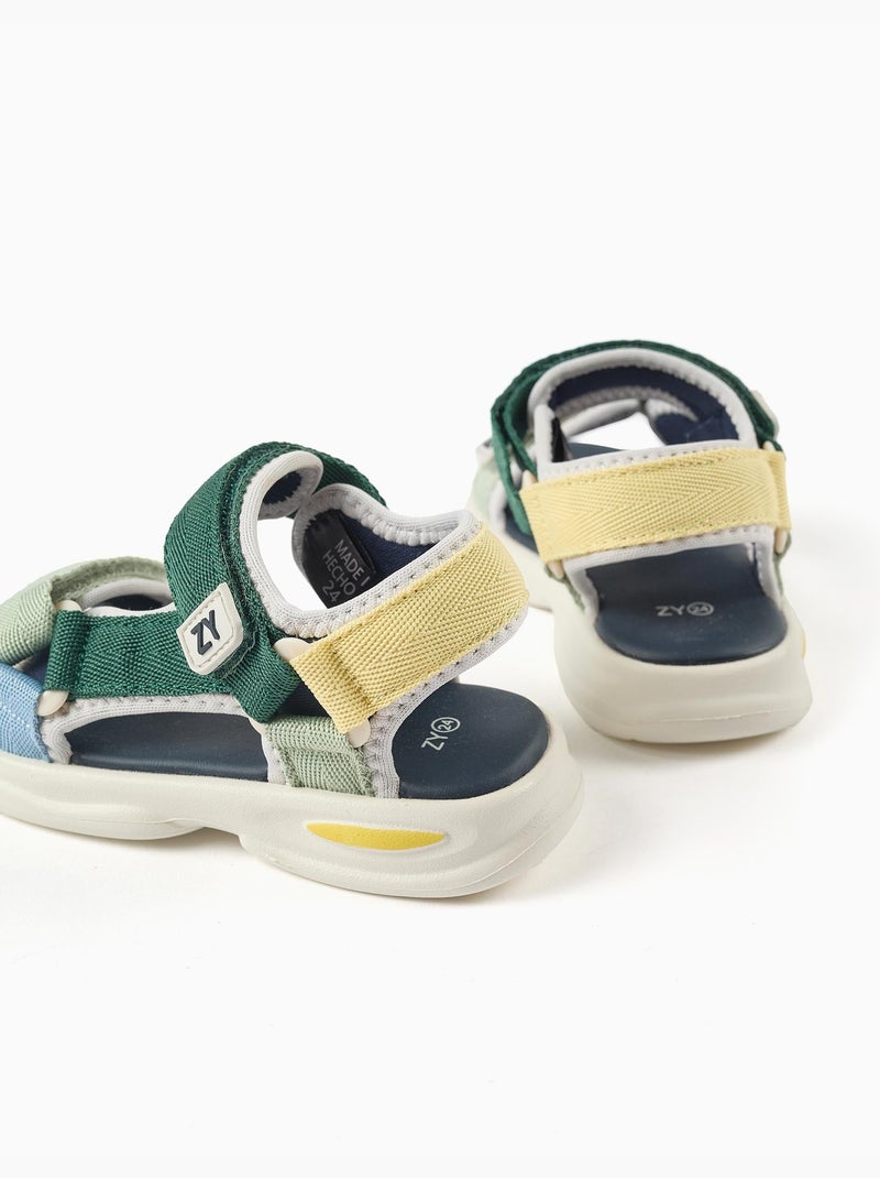 Sandali Superlight con cinghia con chiusura a strappo Verde scuro - Kiabi