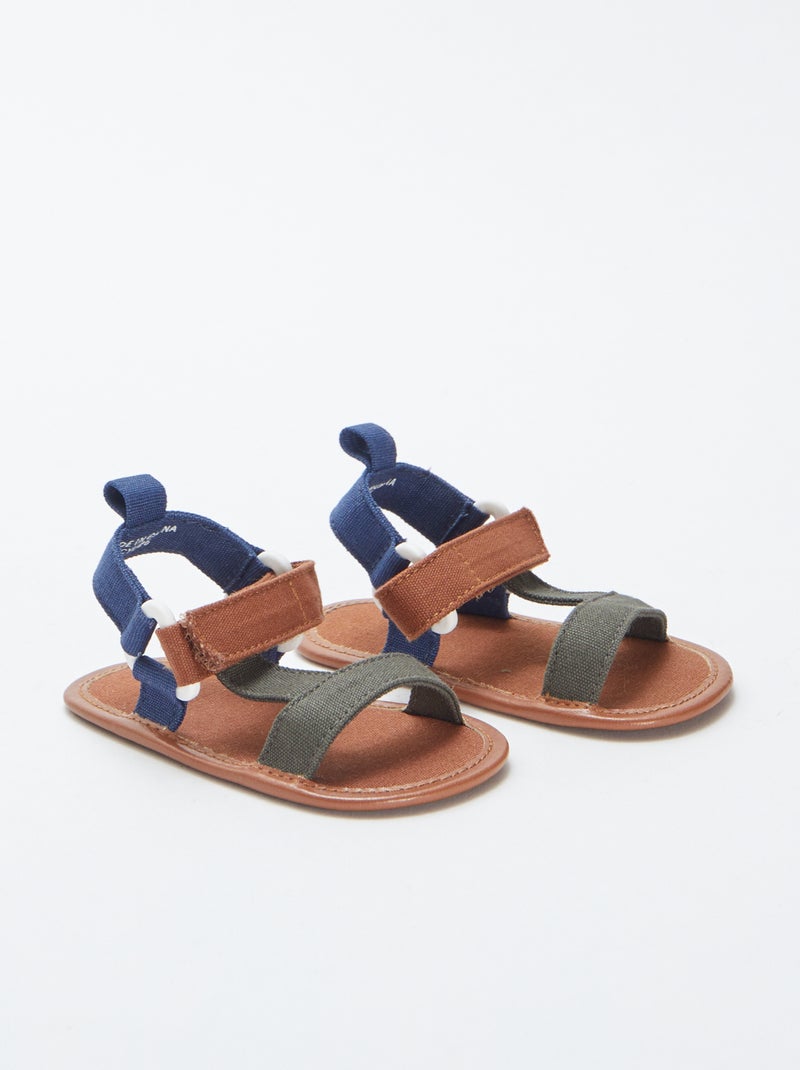 Sandali tipo trekking multicolori BLU - Kiabi
