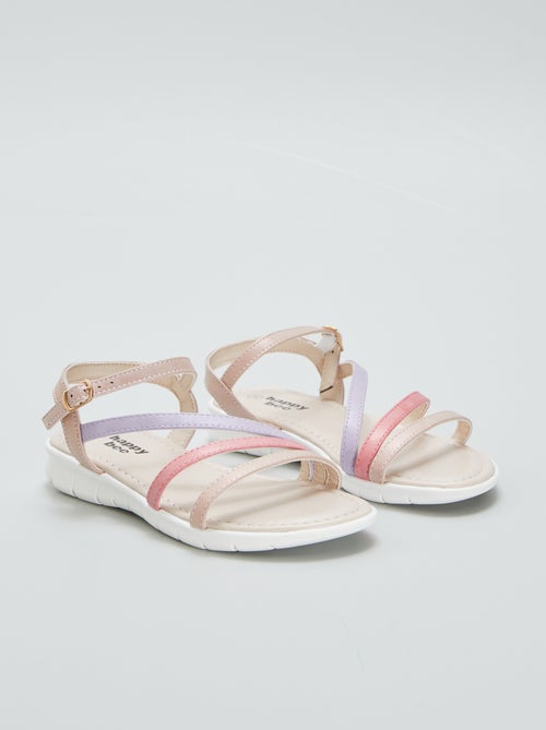 Sandali tricolore - Kiabi