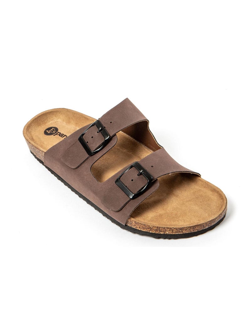 Sandali Unisex suola in gomma Marrone - Kiabi