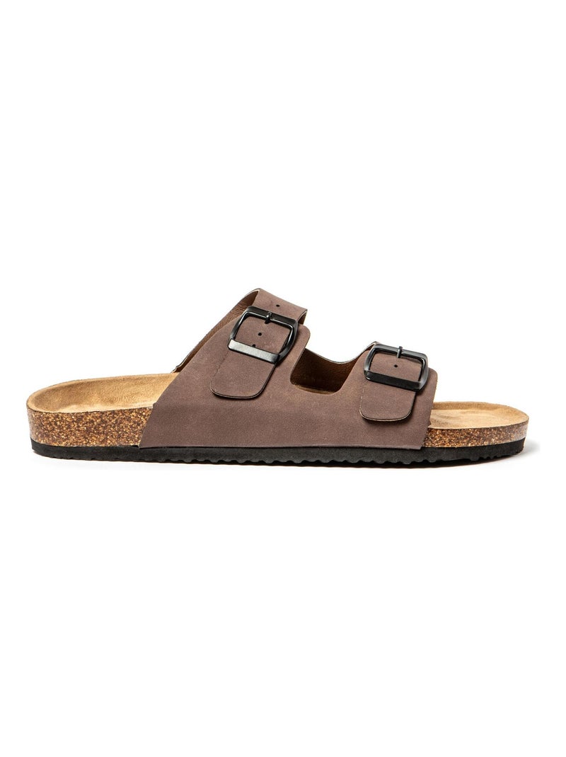 Sandali Unisex suola in gomma Marrone - Kiabi