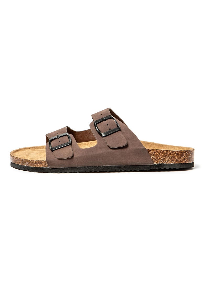 Sandali Unisex suola in gomma Marrone - Kiabi