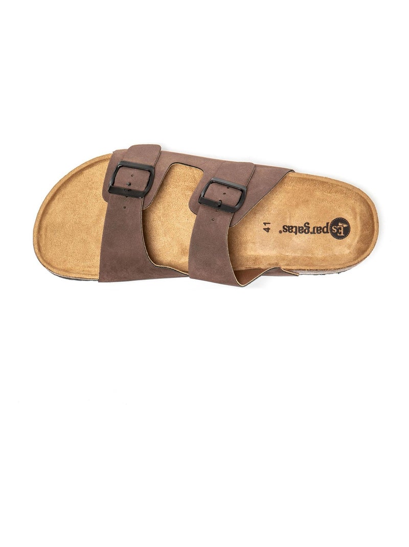 Sandali Unisex suola in gomma Marrone - Kiabi