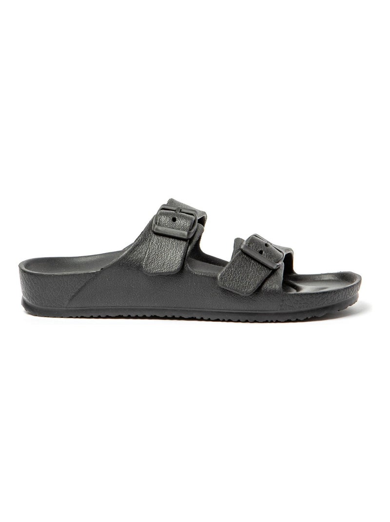 Sandali Unisex suola in gomma Nero - Kiabi