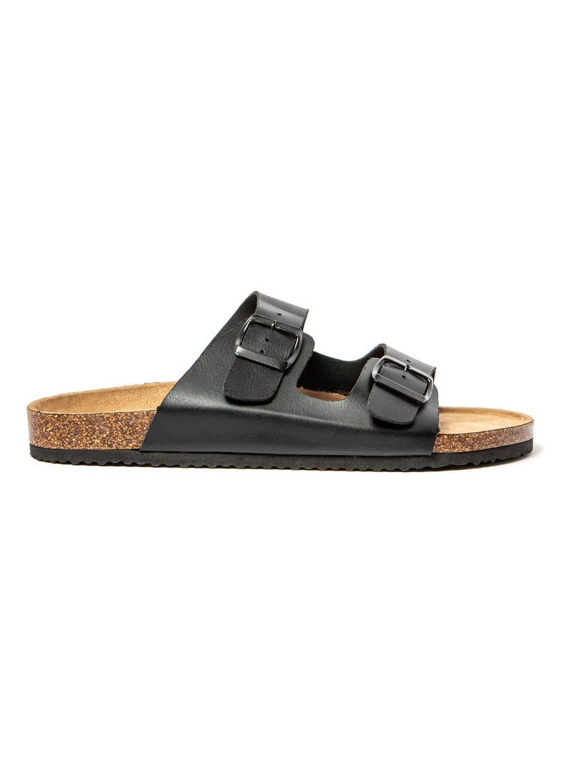 Sandali Unisex suola in gomma Nero - Kiabi
