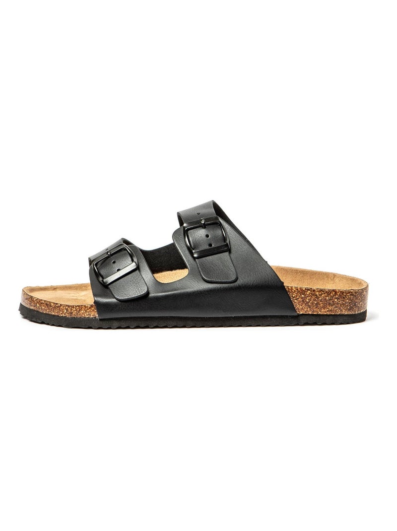 Sandali Unisex suola in gomma Nero - Kiabi