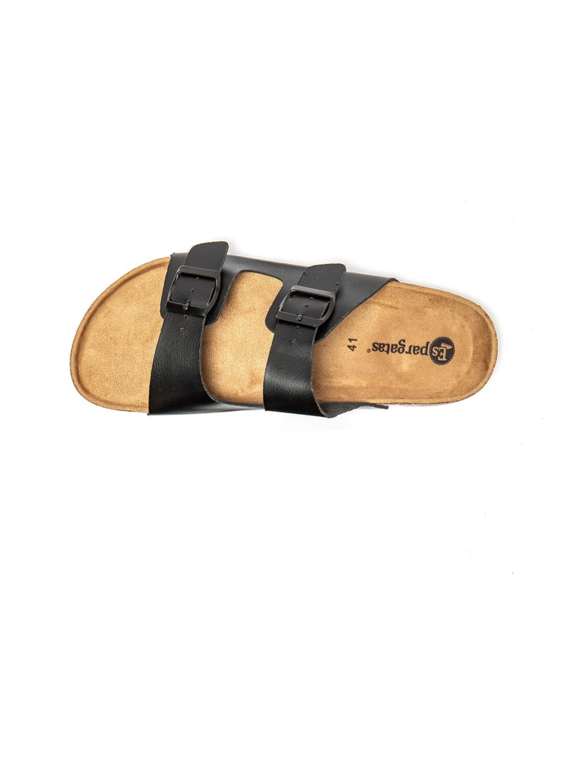 Sandali Unisex suola in gomma Nero - Kiabi