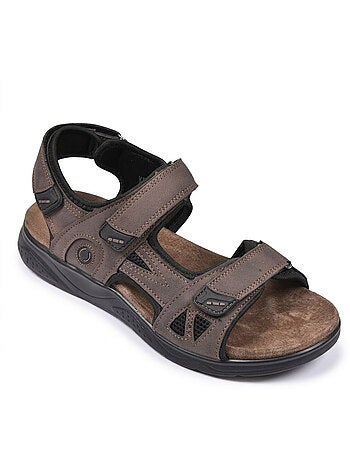 Sandali uomo comfort marcia regolabili suola antiscivolo OZABI