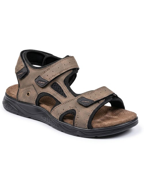 Sandali uomo comfort marcia regolabili suola antiscivolo OZABI - Kiabi Sandali uomo comfort marcia regolabili suola antiscivolo OZABI - Kiabi