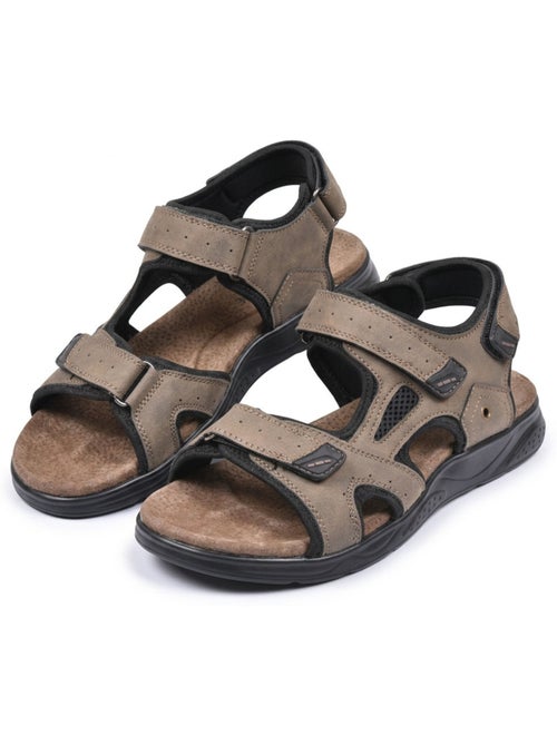 Sandali uomo comfort marcia regolabili suola antiscivolo OZABI - Kiabi Sandali uomo comfort marcia regolabili suola antiscivolo OZABI - Kiabi