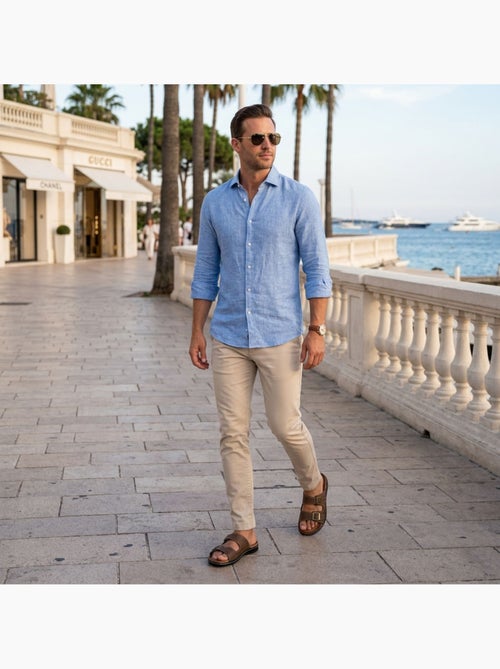 Sandali uomo con fibbie regolabili OZABI(51 characters - within limit ✓) - Kiabi Sandali uomo con fibbie regolabili OZABI(51 characters - within limit ✓) - Kiabi