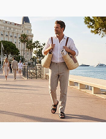 Sandali uomo con fibbie regolabili OZABI(51 characters - within limit ✓)