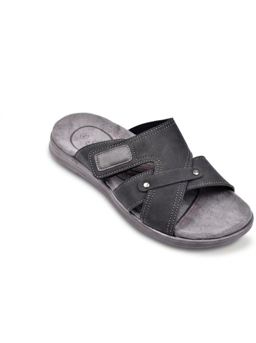 Sandali uomo incrociati comfort strappo estate OZABI - Kiabi Sandali uomo incrociati comfort strappo estate OZABI - Kiabi