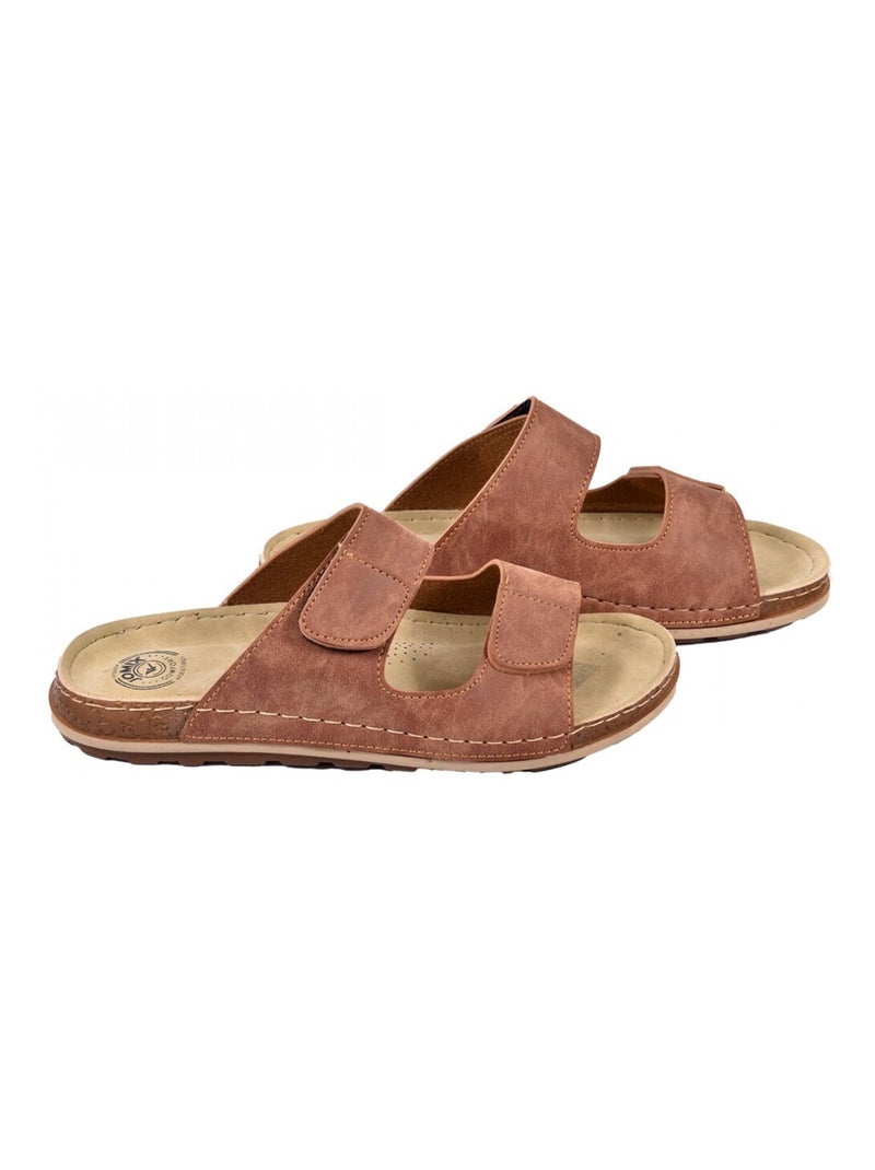 Sandali uomo PREMIUM Scratch OZABI Cammello - Kiabi