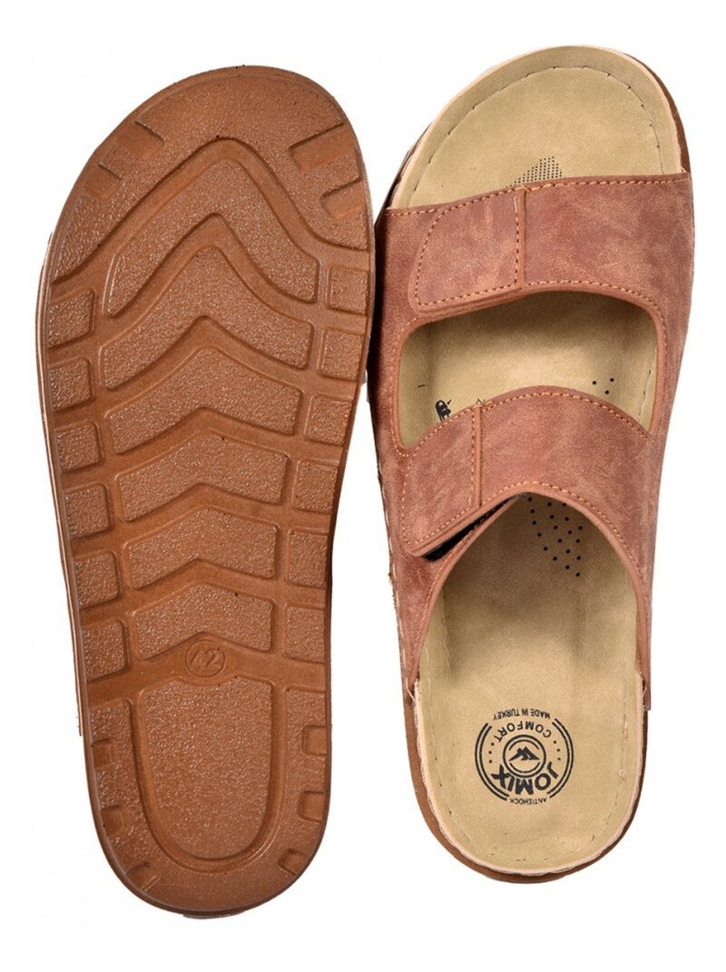 Sandali uomo PREMIUM Scratch OZABI Cammello - Kiabi