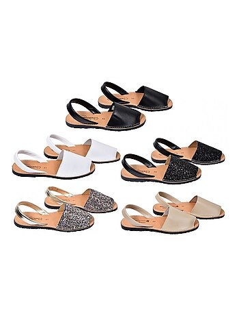 Sandalo Basso Donna PREMIUM CUOIO