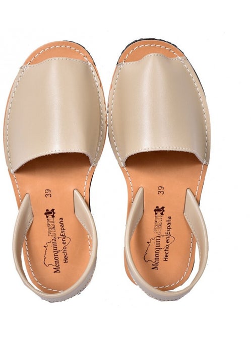 Sandalo Basso Donna PREMIUM CUOIO - Kiabi