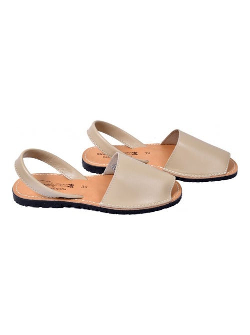 Sandalo Basso Donna PREMIUM CUOIO - Kiabi