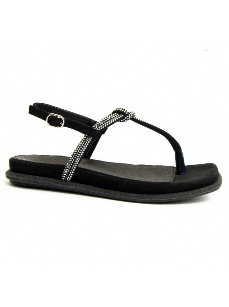 Sandalo Basso Materiale Sintetico Montevita Nero - Kiabi