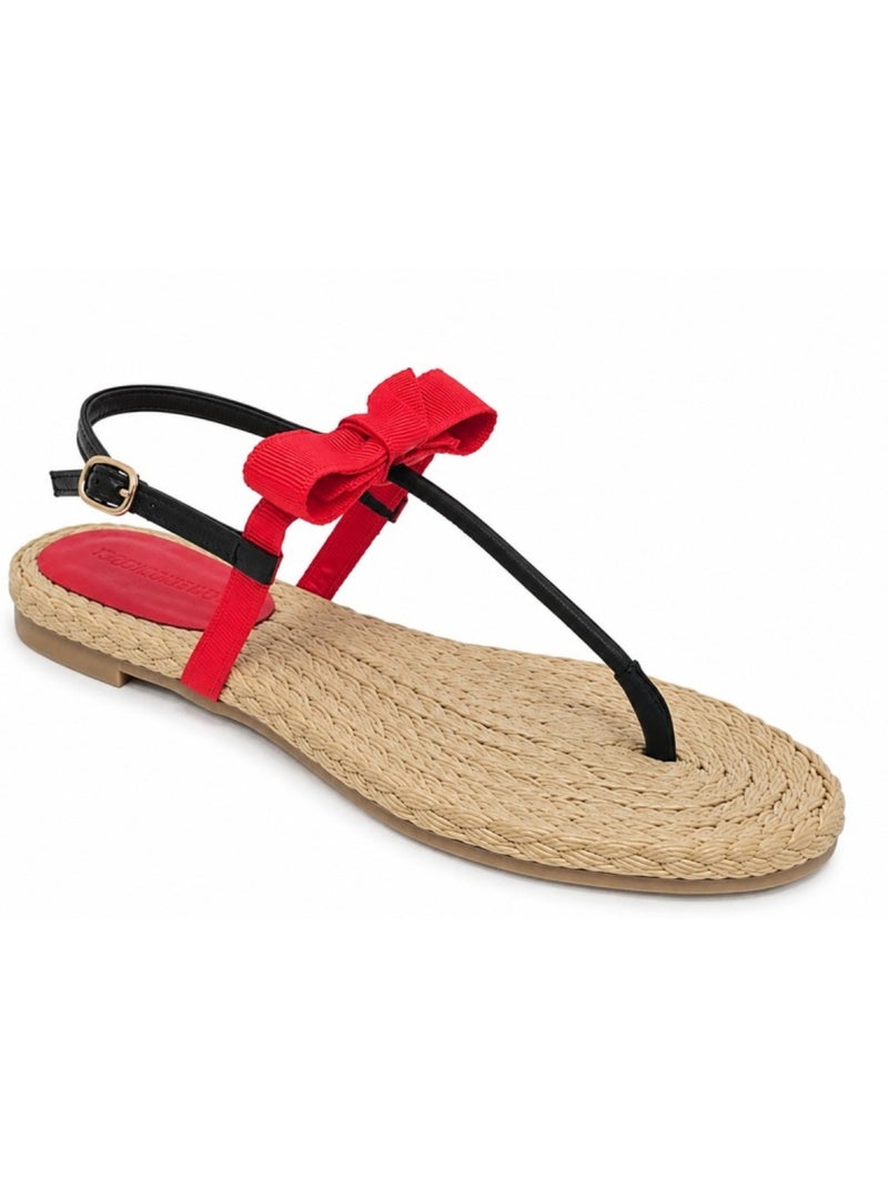 Sandalo basso materiale sintetico montevita Rosso - Kiabi
