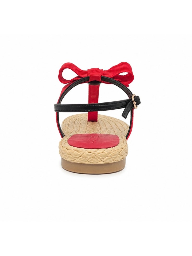 Sandalo basso materiale sintetico montevita Rosso - Kiabi