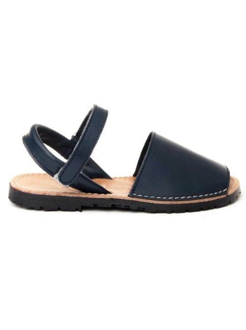 Sandalo Basso Pelle Naturale Purapiel - Kiabi