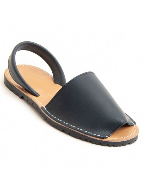 Sandalo Basso Pelle Naturale Purapiel - Kiabi