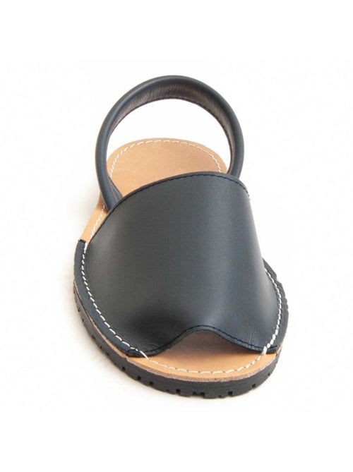 Sandalo Basso Pelle Naturale Purapiel - Kiabi