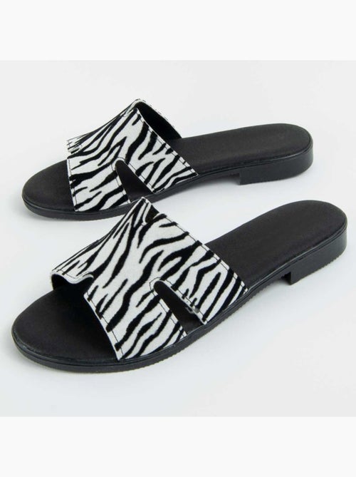 Sandalo Basso Pelle Naturale Purapiel - Kiabi