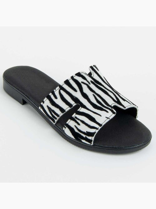 Sandalo Basso Pelle Naturale Purapiel - Kiabi