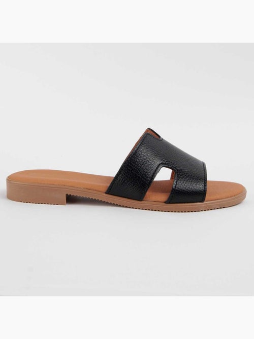 Sandalo Basso Pelle Naturale Purapiel - Kiabi