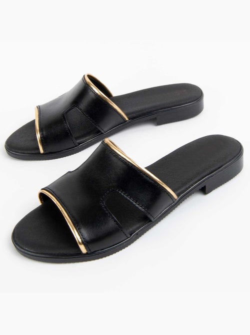 Sandalo Basso Pelle Naturale Purapiel - Kiabi