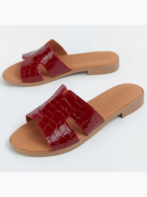 Sandalo Basso Pelle Naturale Purapiel - Kiabi