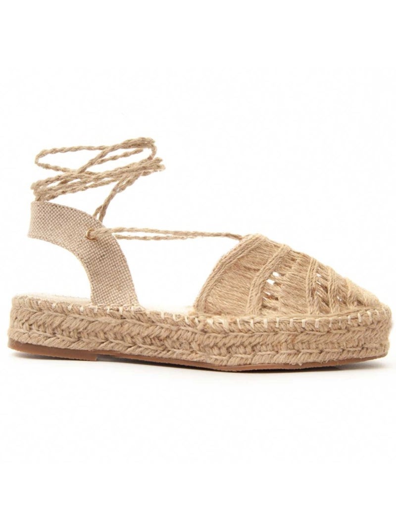Sandalo Basso Tessuto Montevita Beige - Kiabi