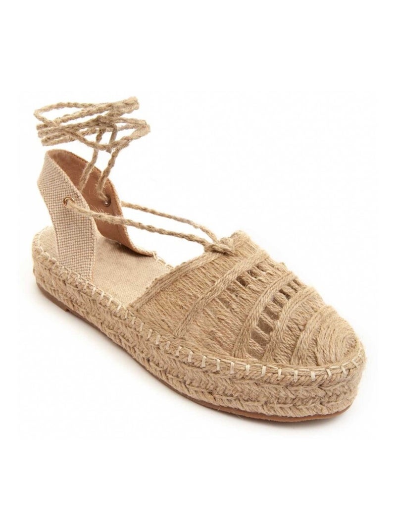 Sandalo Basso Tessuto Montevita Beige - Kiabi