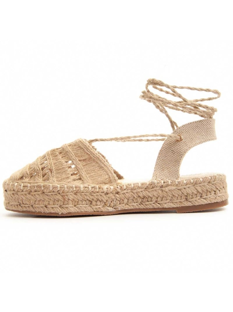 Sandalo Basso Tessuto Montevita Beige - Kiabi